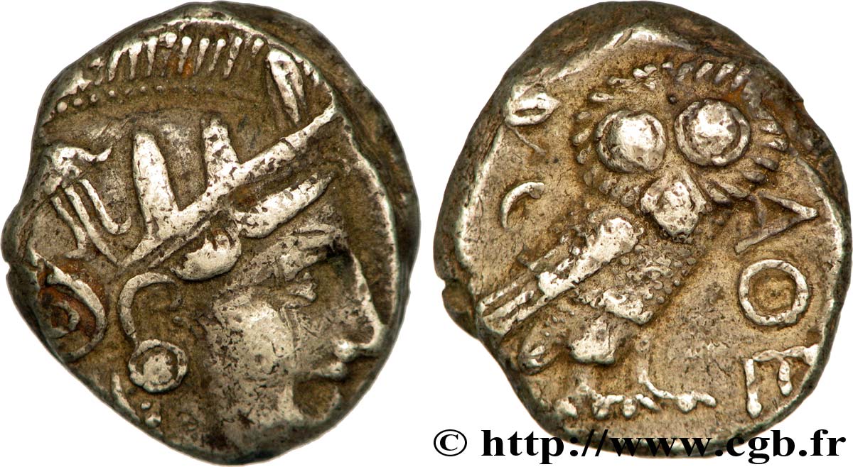 ÁTICA - ATENAS Tétradrachme MBC