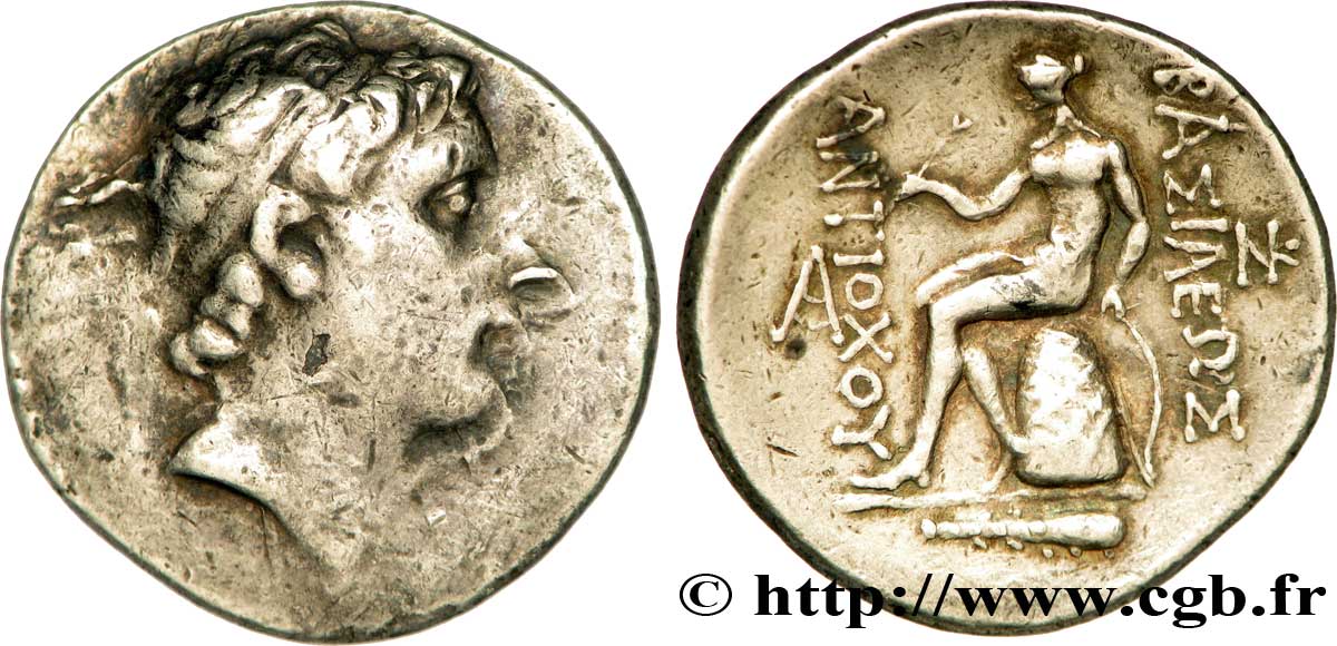 SYRIA - SELEUKID KINGDOM - ANTIOCHUS III THE GREAT Tétradrachme XF/AU
