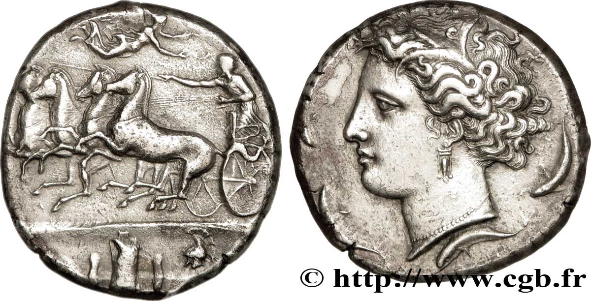 SICILY - SYRACUSE Décadrachme AU/AU