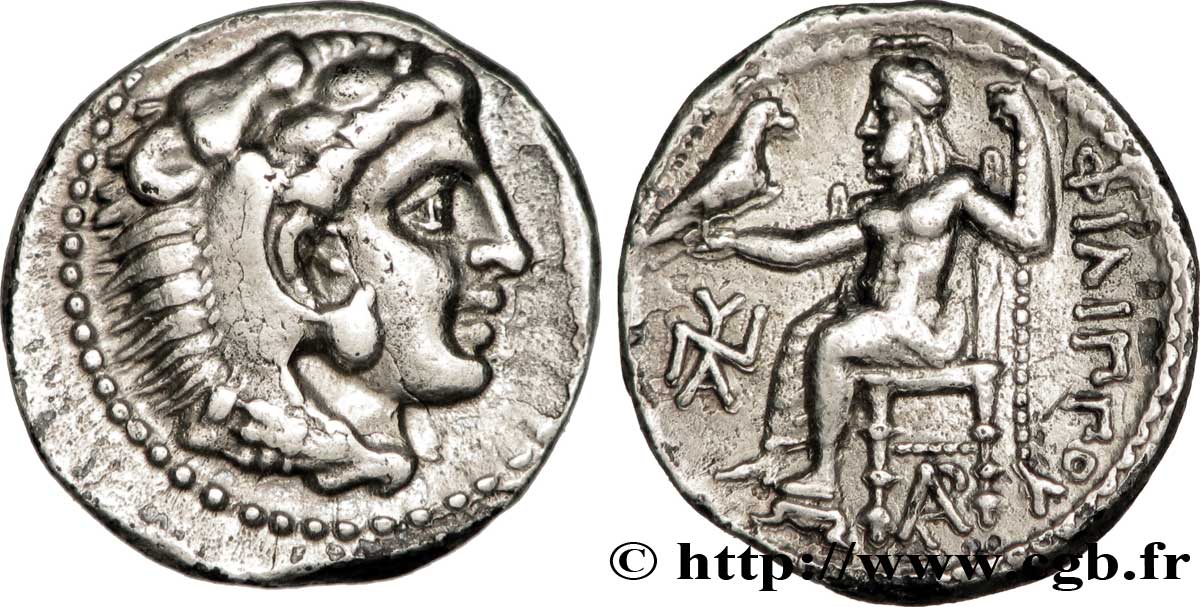 MACEDONIA - MACEDONIAN KINGDOM - PHILIPP III ARRHIDAEUS Hemidrachme AU/AU