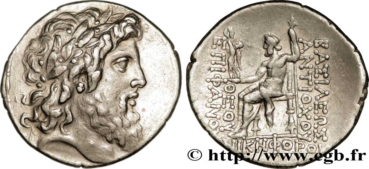 SYRIA - SELEUKID KINGDOM - ANTIOCHOS IV EPIPHANES Tétradrachme AU/AU