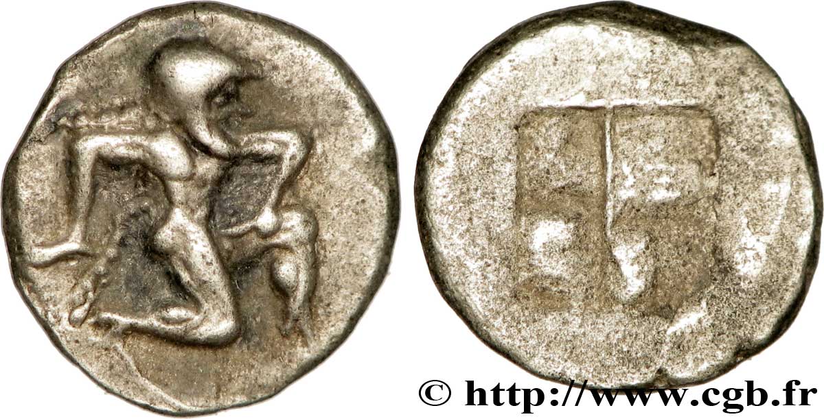 MACEDONIA - LETE Huitième de statère ou trihemiobole MBC+