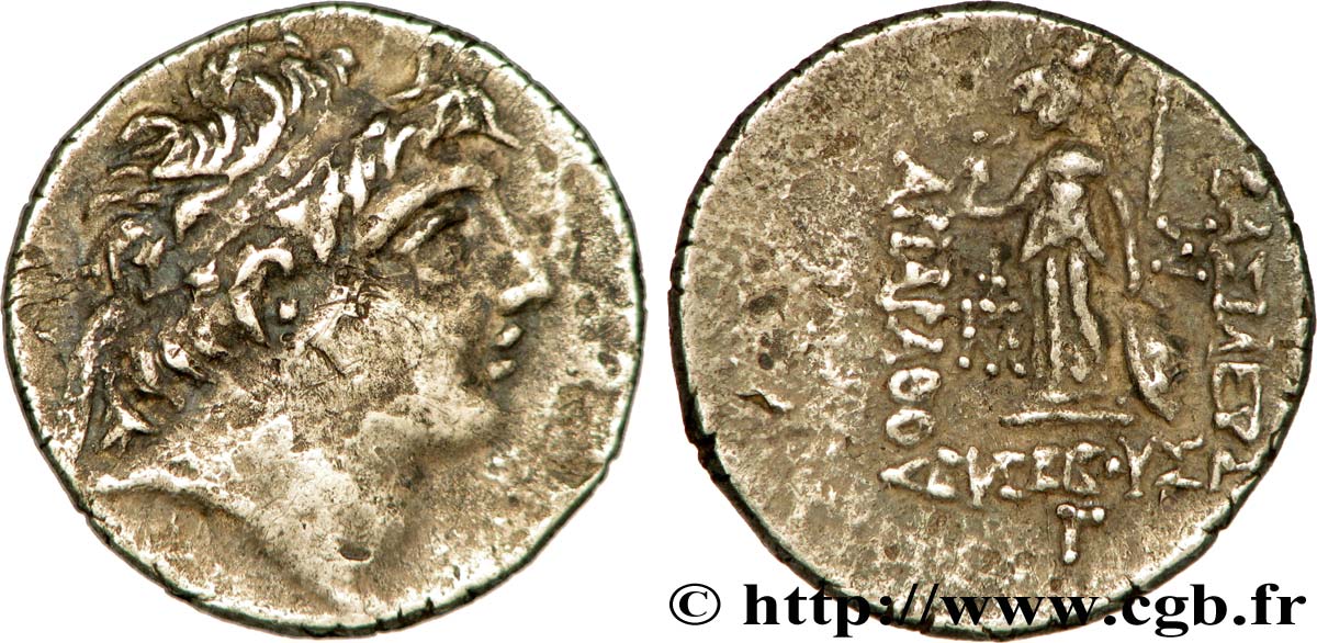 CAPPADOCE - ROYAUME DE CAPPADOCE - ARIARATHES IX EUSEBES PHILOPATOR Drachme TTB+