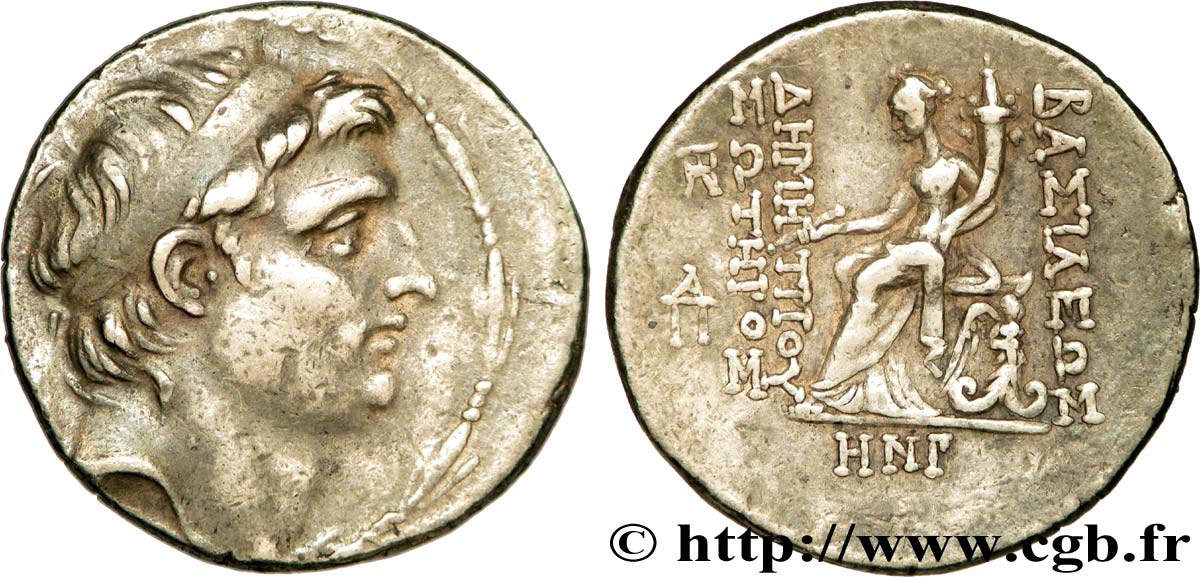 SYRIA - SELEUKID KINGDOM - DEMETRIUS I SOTER Tétradrachme XF