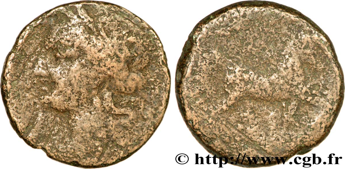 ZEUGITANA - CARTHAGE Triple shekel VF