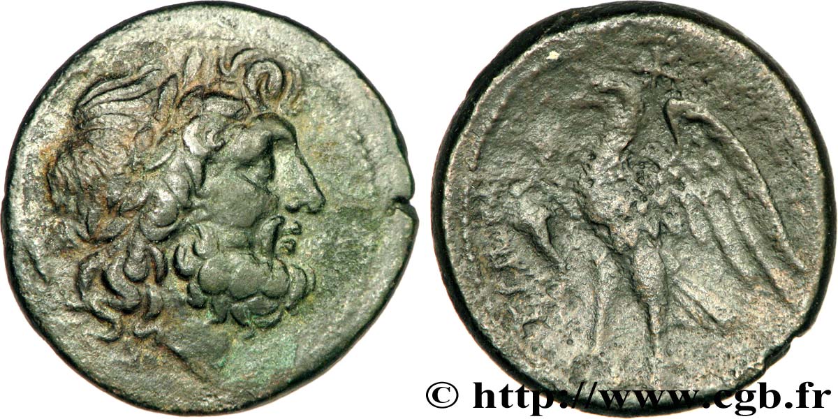 BRUTTIUM - BRETTIAN LEAGUE Unité ou drachme AU/XF