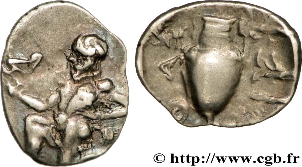 THRACE - ILES DE THRACE - THASOS Trihemiobole TTB+