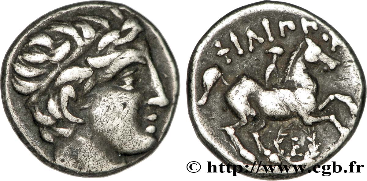 MACEDONIA - MACEDONIAN KINGDOM - PHILIPP III ARRHIDAEUS Cinquième de tétradrachme AU