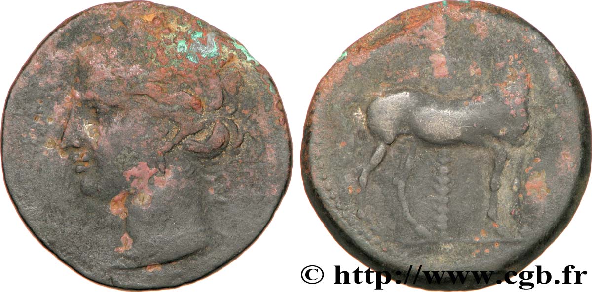 ZEUGITANE - CARTHAGE Double shekel TB+