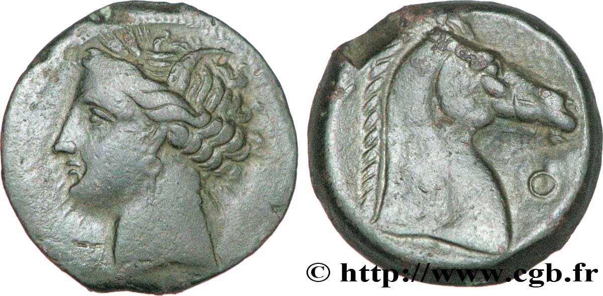 ZEUGITANE - CARTHAGE Shekel ou unité TTB