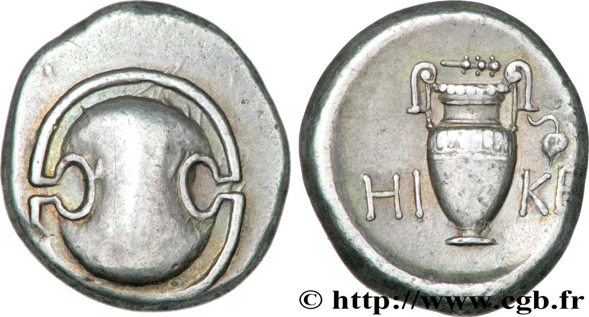 BÉOTIE - THÈBES Statère TTB+