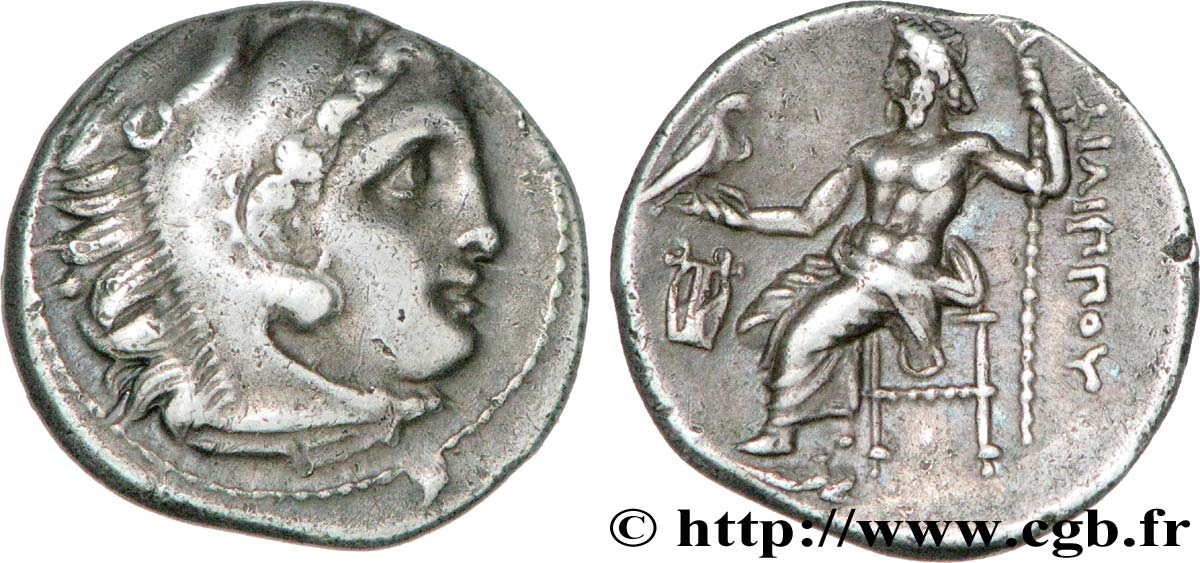 MACEDONIA - MACEDONIAN KINGDOM - PHILIP III ARRHIDAEUS Drachme AU/AU