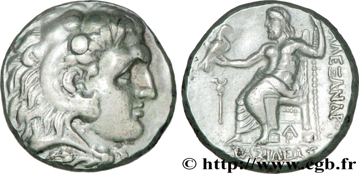 MACÉDOINE - ROYAUME DE MACÉDOINE - ALEXANDRE III LE GRAND Tétradrachme SUP/TTB+