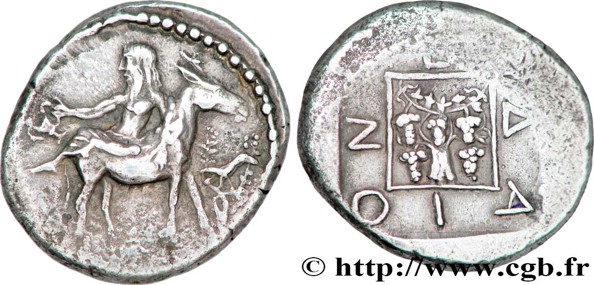 MACEDONIA - MENDE Tétradrachme XF
