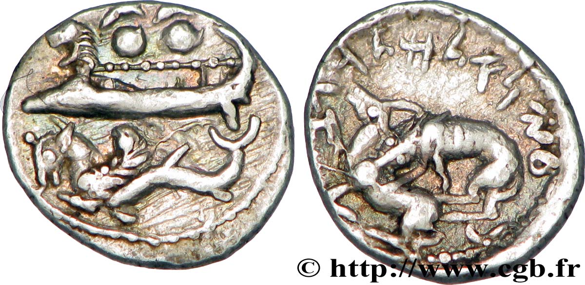 PHÉNICIE - BYBLOS  Seizième de shekel AU