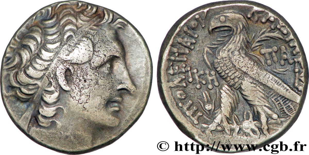 EGYPT - LAGID OR PTOLEMAIC KINGDOM - PTOLEMY XII NEOS DIONYSOS Tétradrachme AU