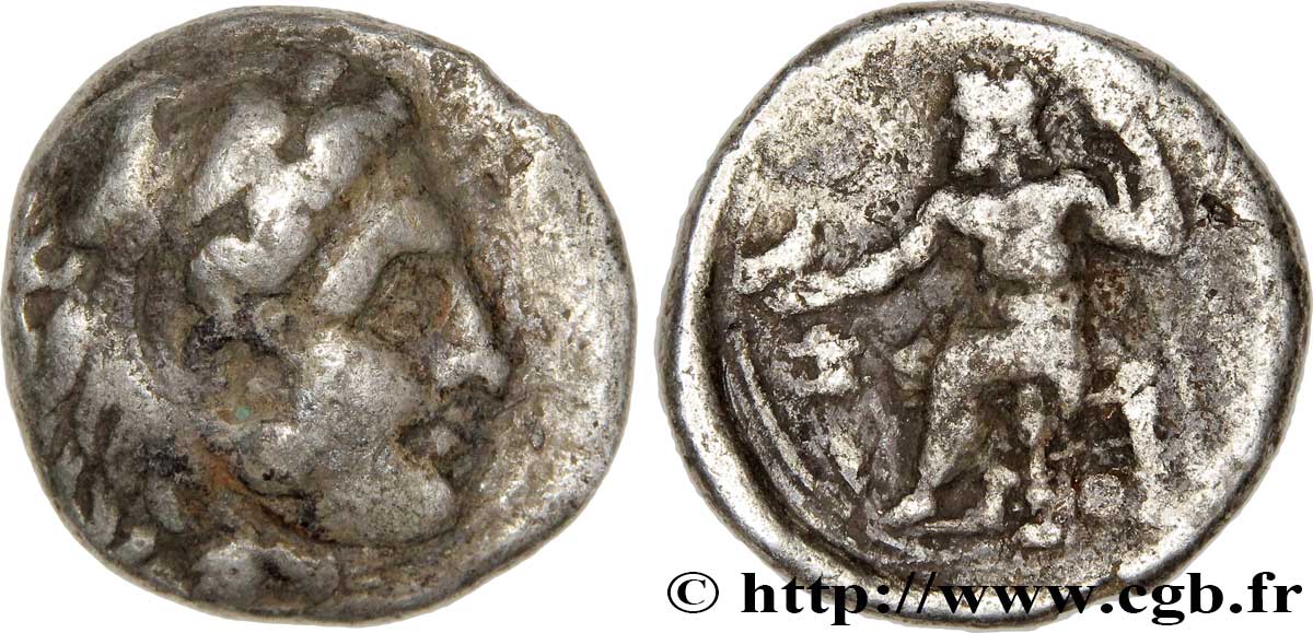 MACEDONIA - KINGDOM OF MACEDONIA - PHILIPP III ARRHIDAEUS Hemidrachme VF