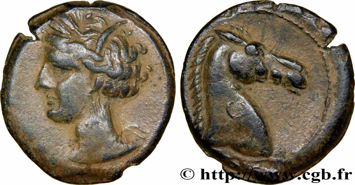 ZEUGITANE - CARTHAGE Shekel TTB+