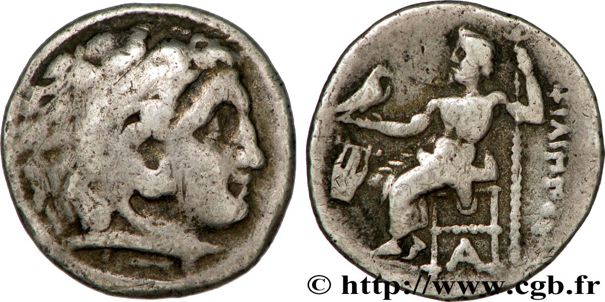MACEDONIA - MACEDONIAN KINGDOM - PHILIP III ARRHIDAEUS Drachme VF