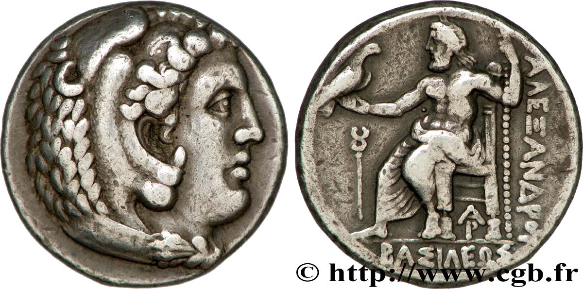 MACÉDOINE - ROYAUME DE MACÉDOINE - ALEXANDRE III LE GRAND Tétradrachme TTB+