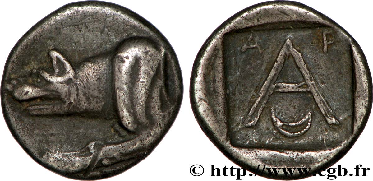 ARGOLIDE - ARGOS Hemidrachme ou triobole TTB
