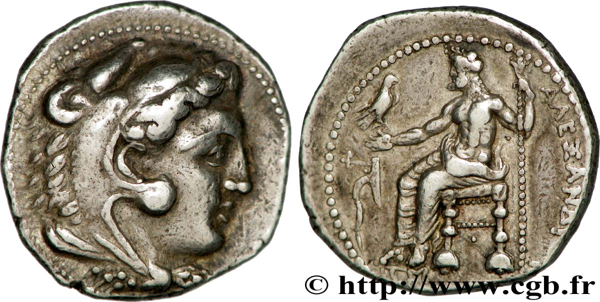 MACÉDOINE - ROYAUME DE MACÉDOINE - ALEXANDRE III LE GRAND Tétradrachme TTB