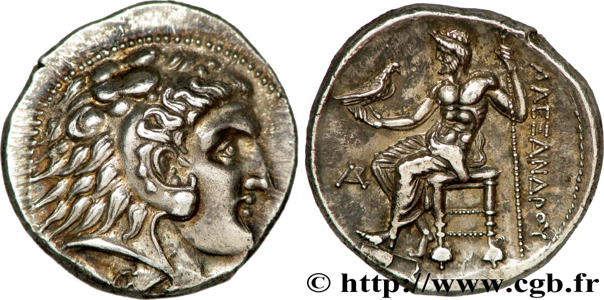 MACÉDOINE - ROYAUME DE MACÉDOINE - ALEXANDRE III LE GRAND Tétradrachme FDC