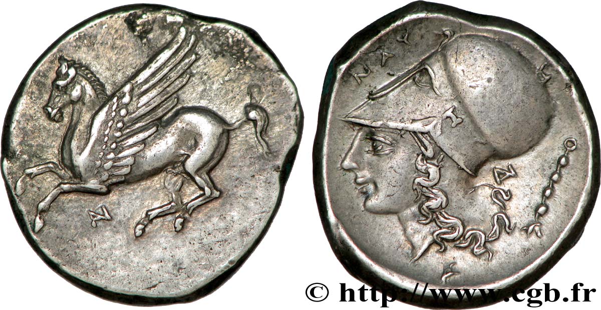 ACARNANIE - ANACTORIUM Statère ou didrachme corinthien SUP