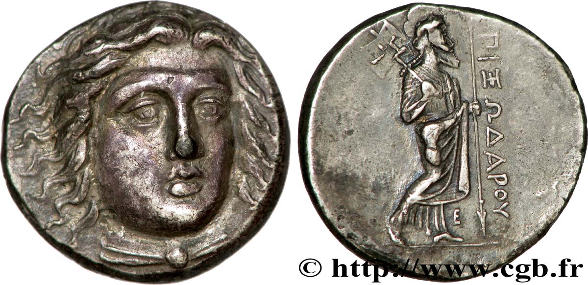 CARIE - SATRAPES DE CARIE - PIXODARE Tétradrachme SUP/TTB+