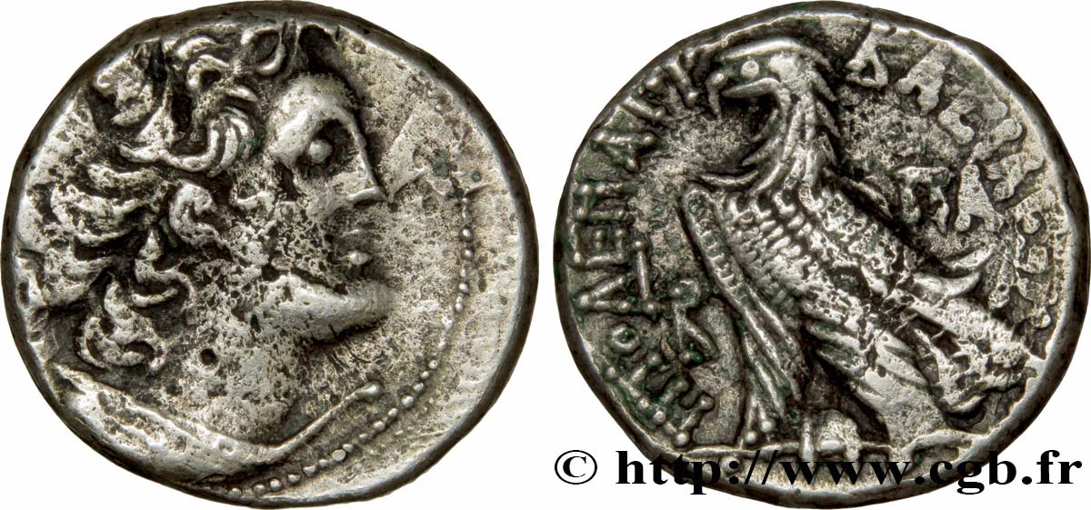 ÄGYPTEN - PTOLEMÄISCHES KÖNIGREICH ÄGYPTEN - PTOLEMAIOS XII NEOS DIONYSOS Tétradrachme SS