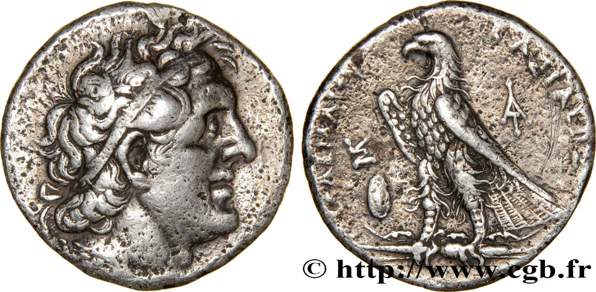 EGIPTO - EGIPTO PTOLEMAICO - PTOLEMEO II PHILADELPHOS Tétradrachme MBC