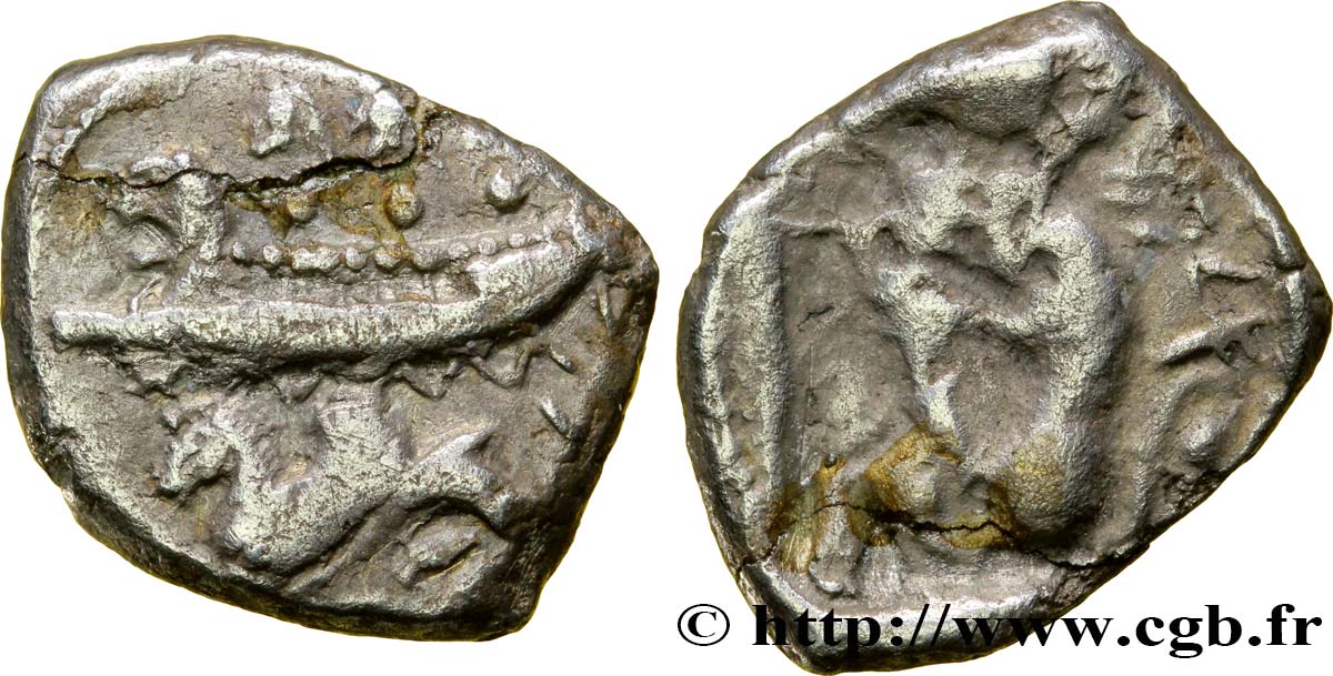PHOENICIA - BYBLUS Quart de shekel XF