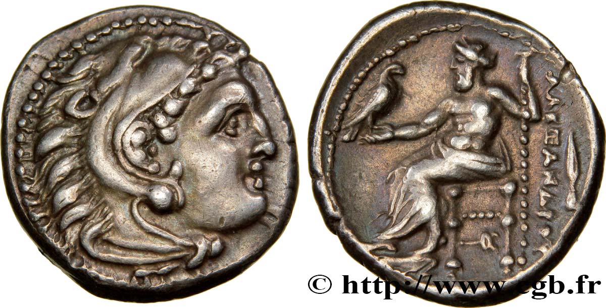MACEDONIA - KINGDOM OF MACEDONIA - PHILIPP III ARRHIDAEUS Drachme AU/AU
