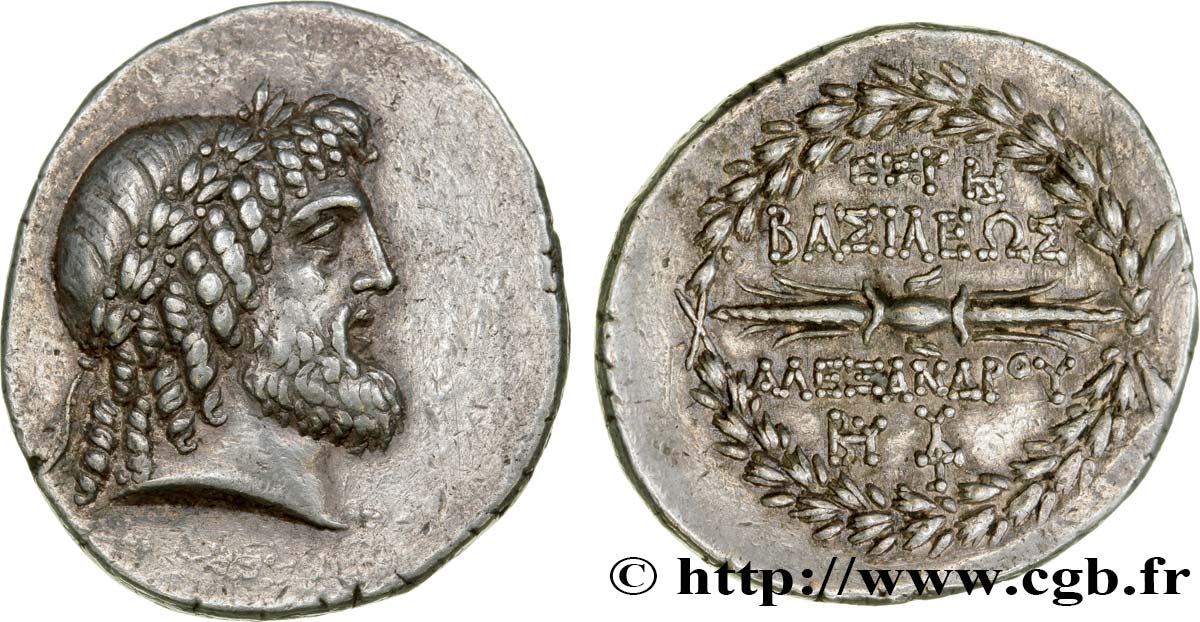 SYRIA - SELEUKID KINGDOM - ALEXANDER I BALAS Tétradrachme AU