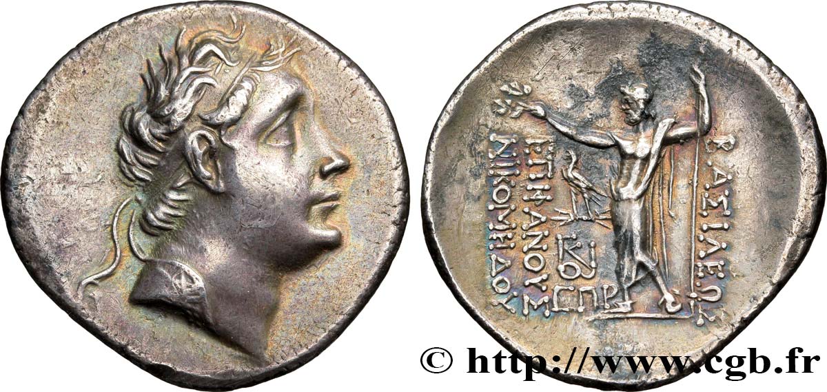 BITHYNIA - BITHYNIAN KINGDOM - NICOMEDES III EUERGETES Tétradrachme AU