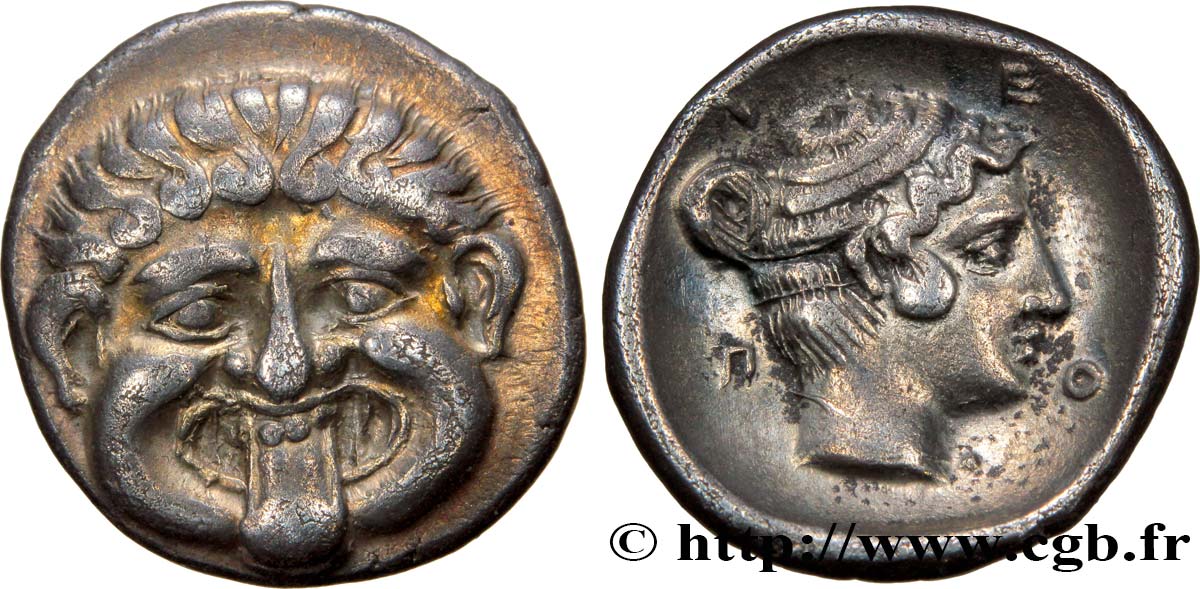 MACEDONIA - NEAPOLIS Hemidrachme SPL/BB