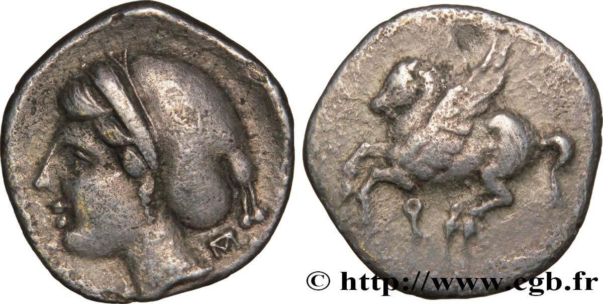CORINTHIE - CORINTHE Drachme  TB+/TTB