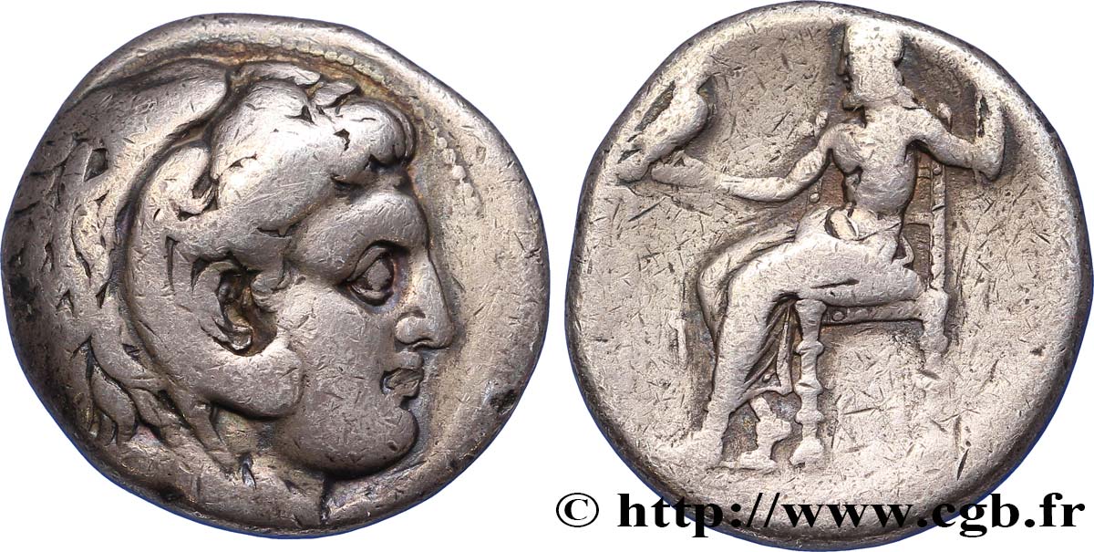 MACEDONIA - KINGDOM OF MACEDONIA - PHILIPP III ARRHIDAEUS Tétradrachme VF
