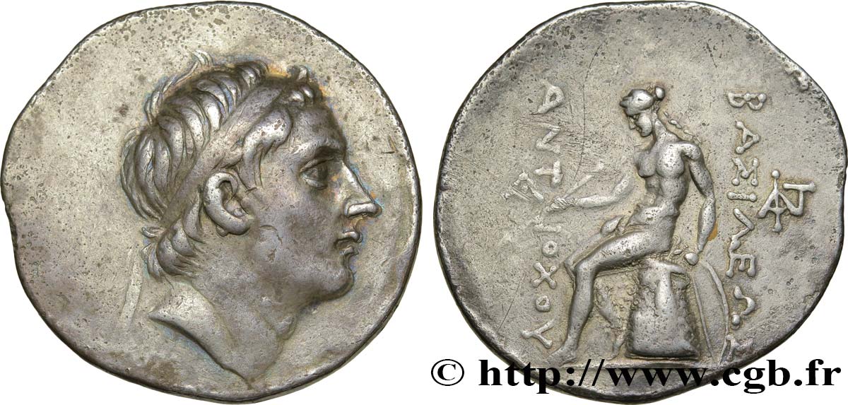 SYRIA - SELEUKID KINGDOM - ANTIOCHUS III THE GREAT Tétradrachme AU/XF
