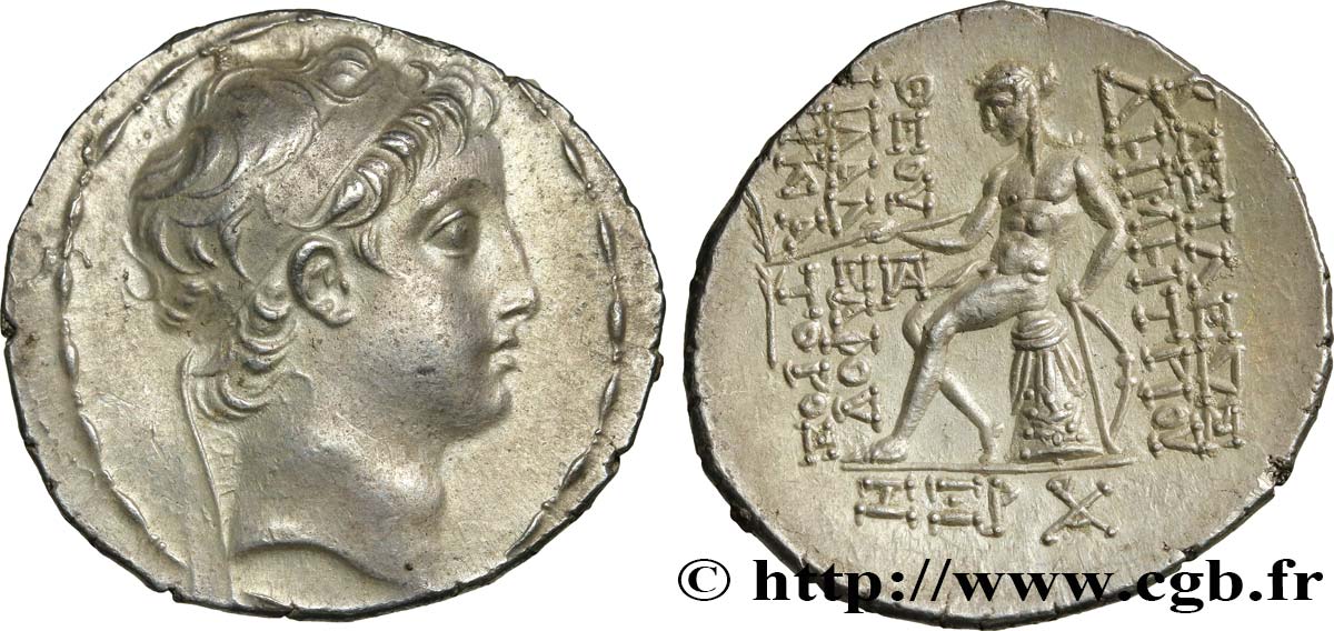 SYRIA - SELEUKID KINGDOM - DEMETRIUS II NIKATOR Tétradrachme MS/MS