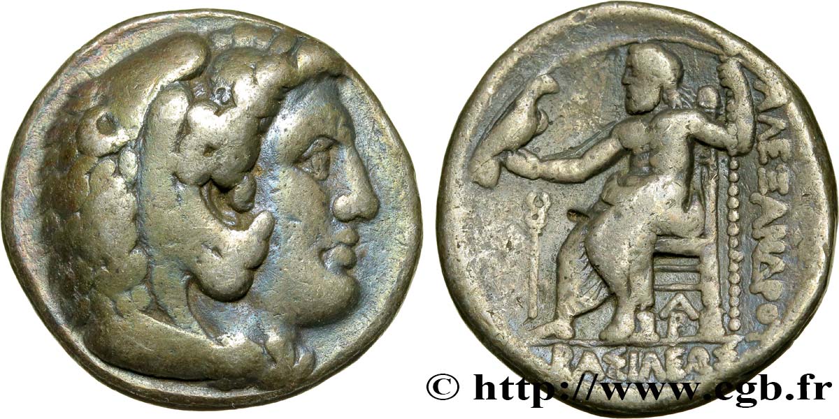 MACEDONIA - MACEDONIAN KINGDOM - ALEXANDER III THE GREAT Tétradrachme VF