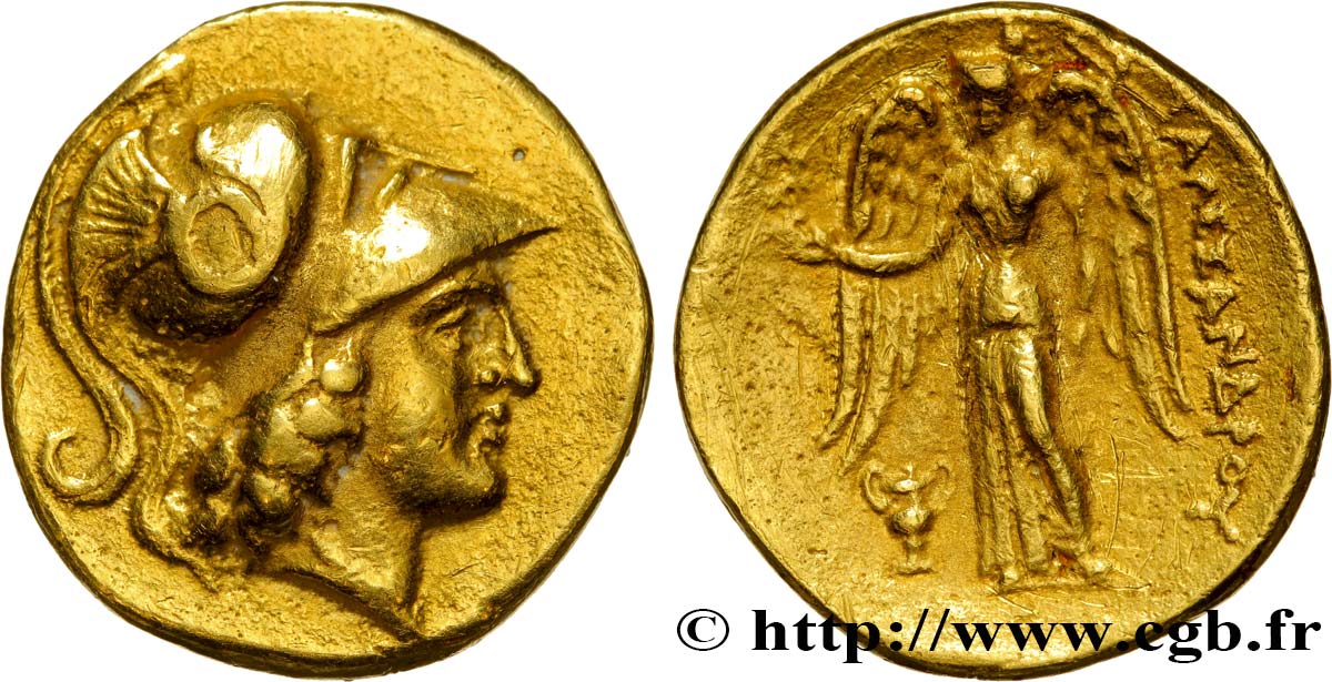 MACEDONIA - MACEDONIAN KINGDOM - ALEXANDER III THE GREAT Statère d or VF