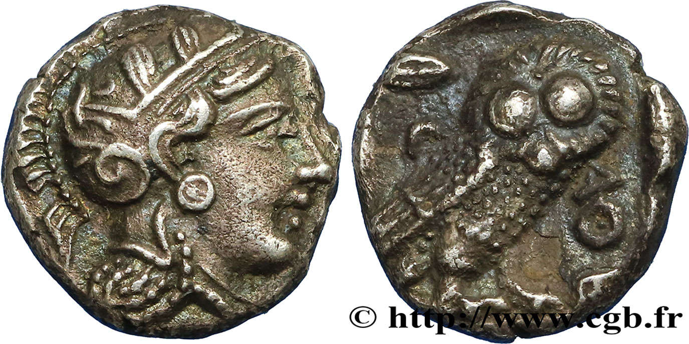 ATTIQUE - ATHÈNES Drachme SUP/TTB