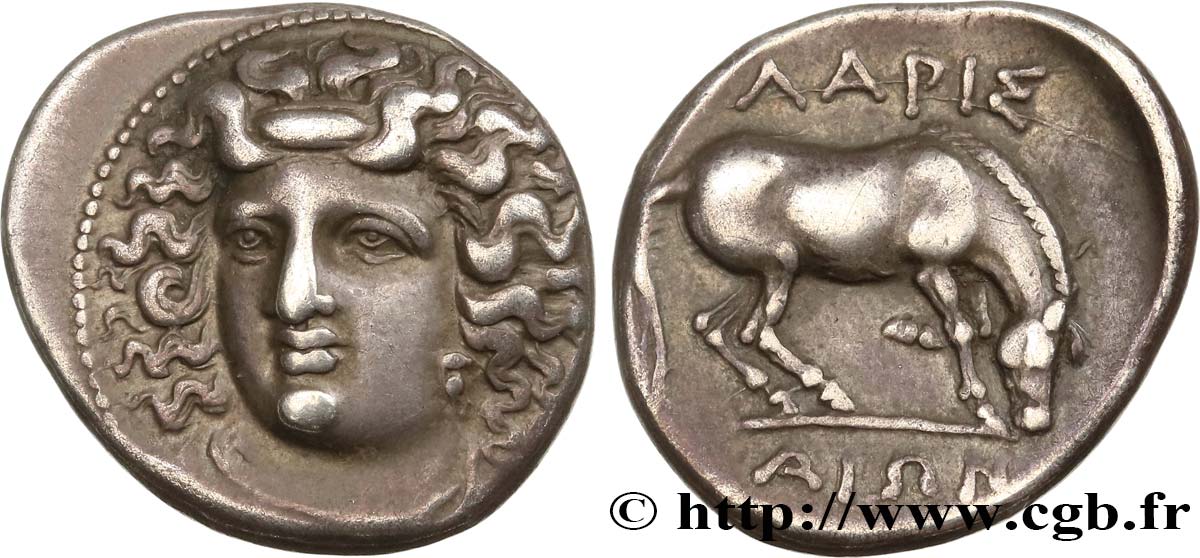 TESSALIA - LARISSA Drachme q.SPL