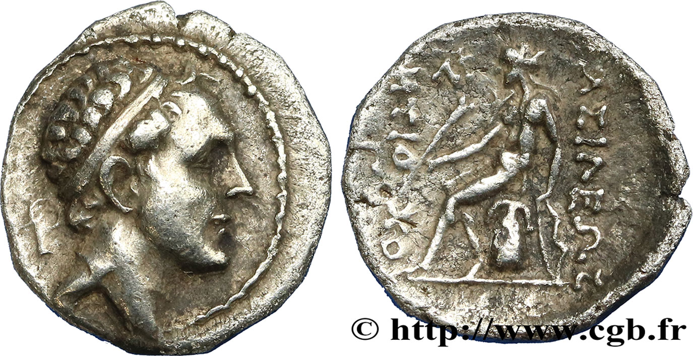 SYRIA - SELEUKID KINGDOM - ANTIOCHOS IV EPIPHANES Drachme XF/VF