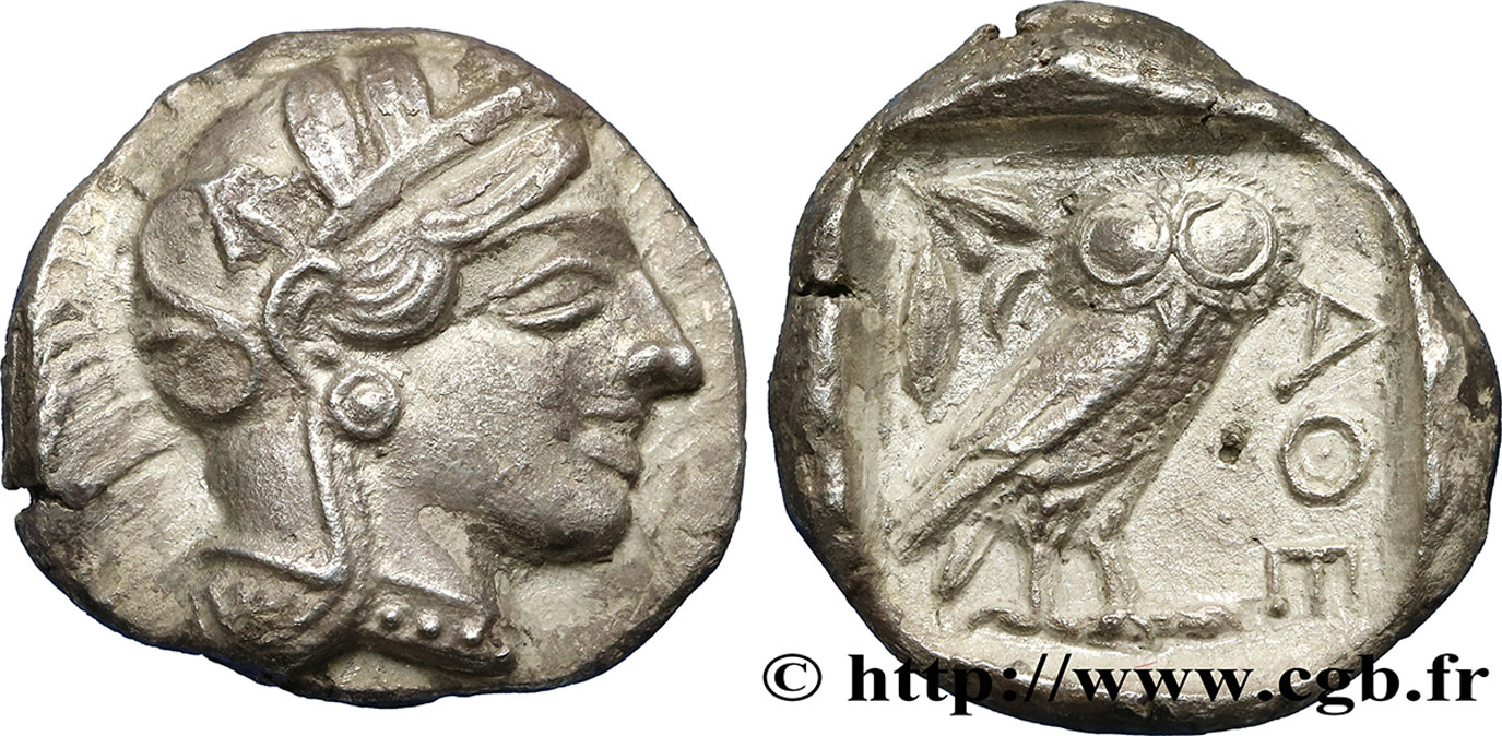 ATTIQUE - ATHÈNES Tétradrachme TTB+