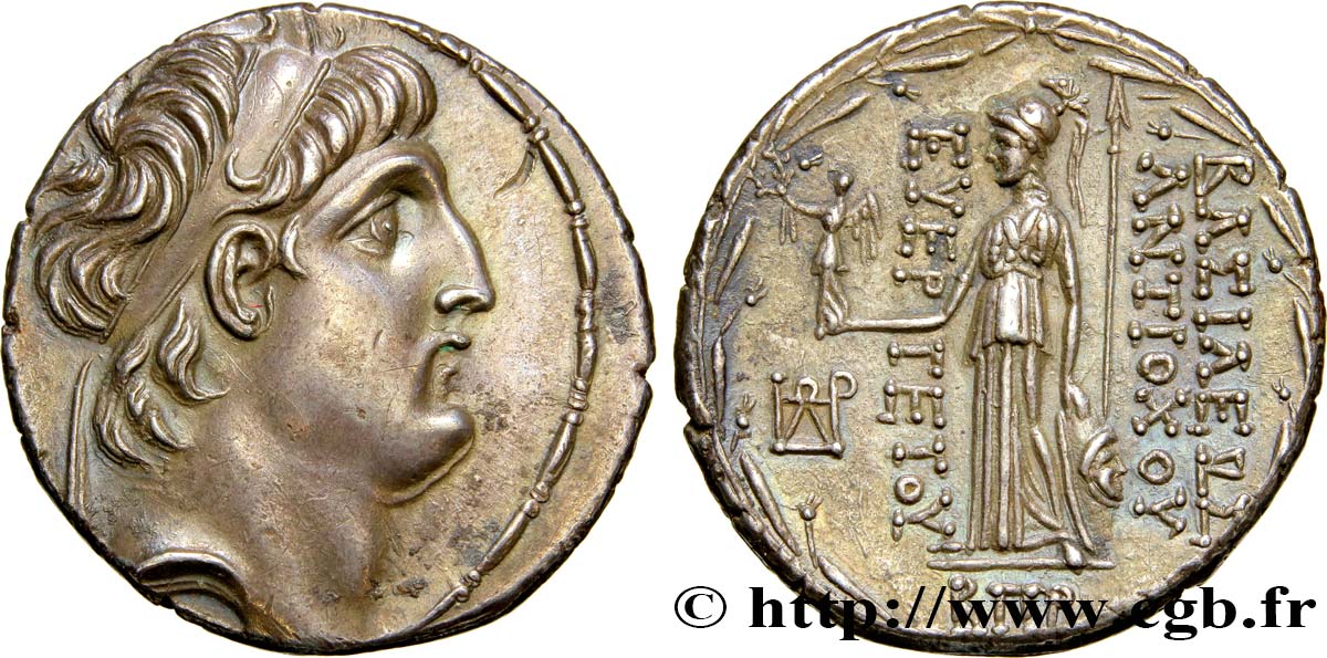 SYRIA - SELEUKID KINGDOM - ANTIOCHOS VII SIDETES Tétradrachme MS