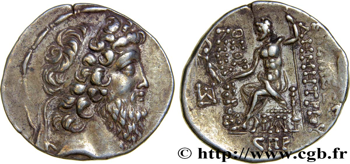 SYRIA - SELEUKID KINGDOM - DEMETRIUS II NIKATOR Tétradrachme AU