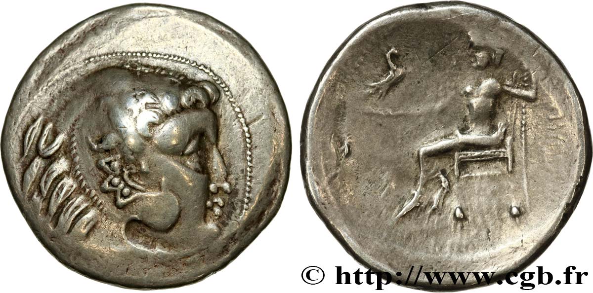 CELTOS DEL DANUBIO - TETRADRACHMO IMITATIÓN DE ALEJANDRO III EL GRANDE Tétradrachme EBC/MBC+