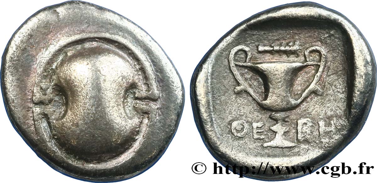 BEOTIA - THEBA Hemidrachme BB